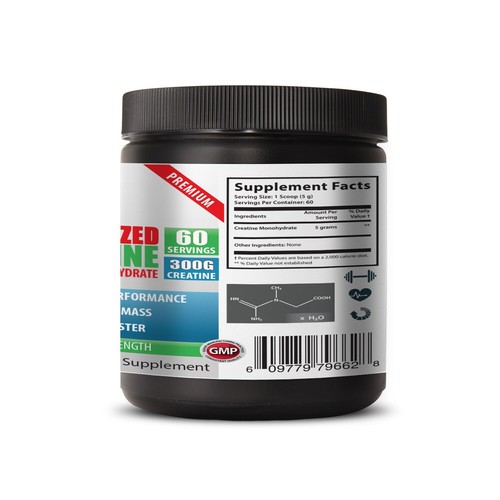 workout supplement MICRONIZED CREATINE 300G increase ATP levels 1 Can - Picture 4 of 15