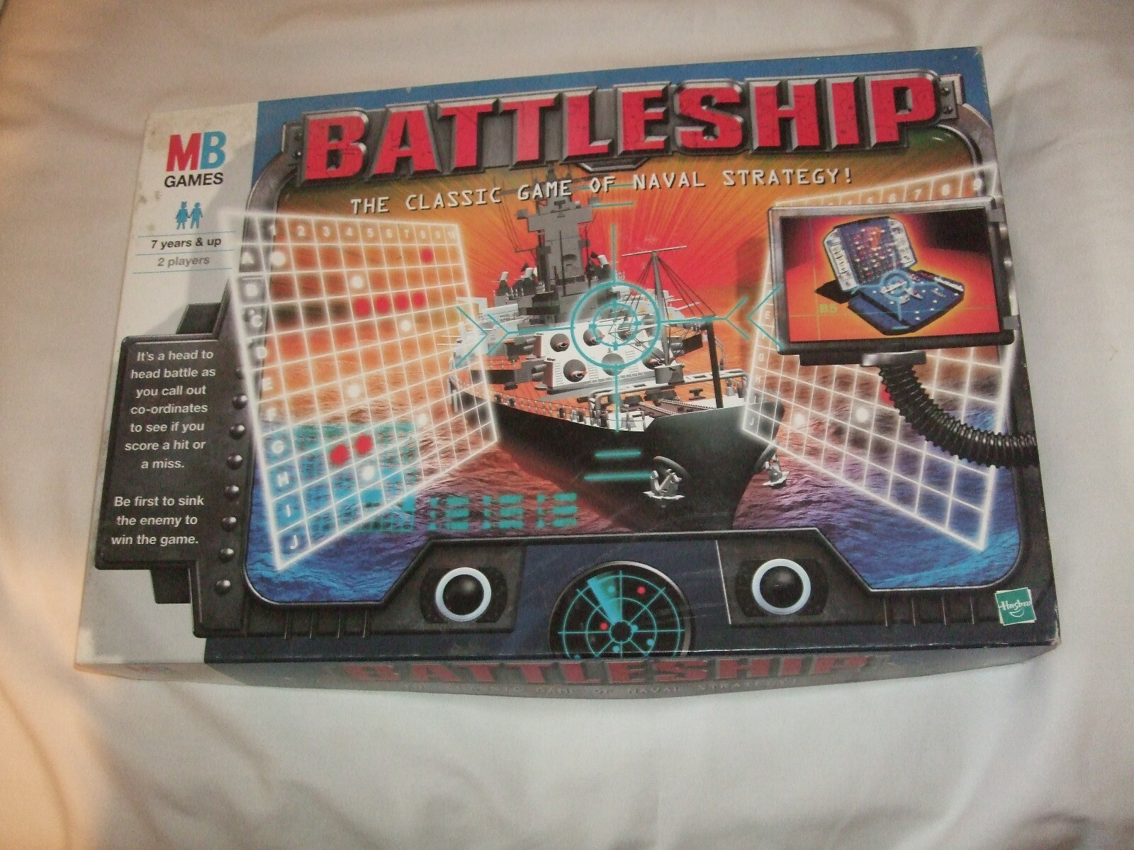 Battleship Hasbro/MB Games 1999 Excellent copy of the rules