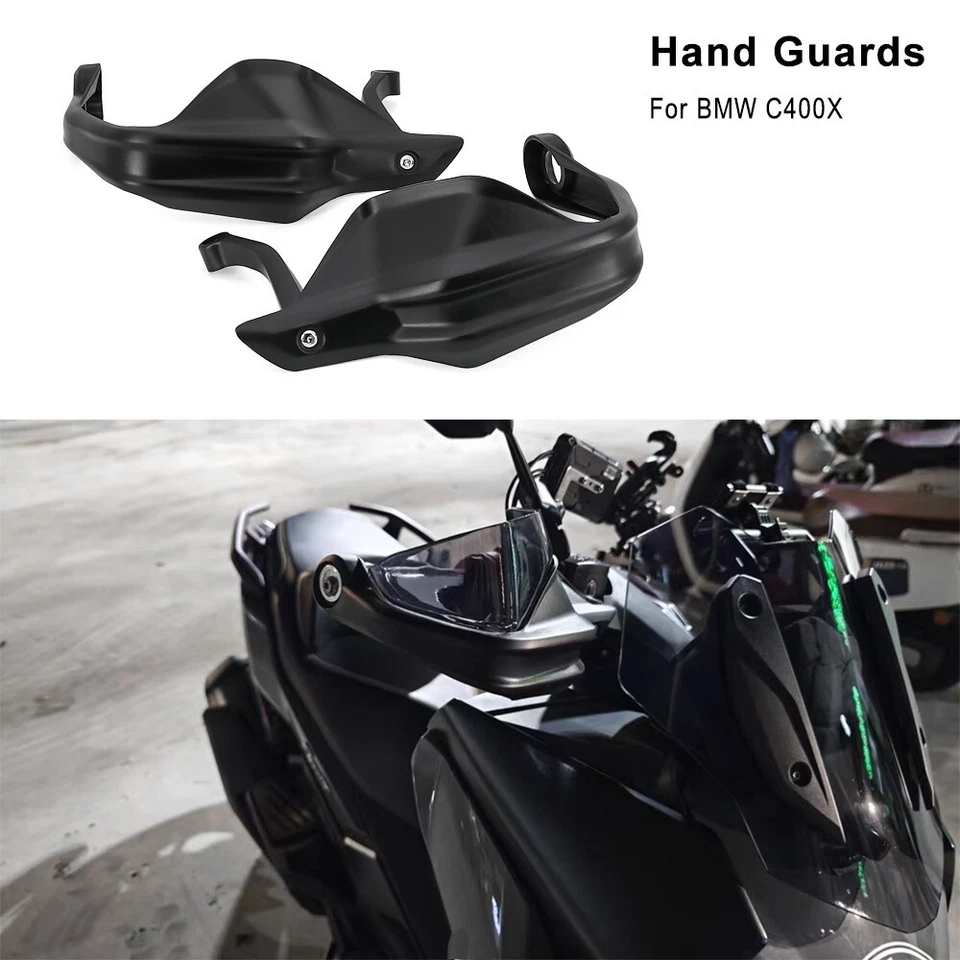 For BMW C400X C 400 X Handlebar Handguard Bar Hand WindShield Guard Protector - Image 4 of 4