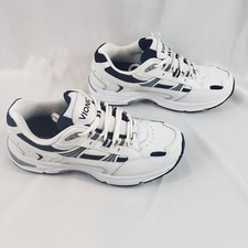 Vionic 23 WALKER Classic -Walking Shoes -White/Navy Leather US Men's 7 Medium
