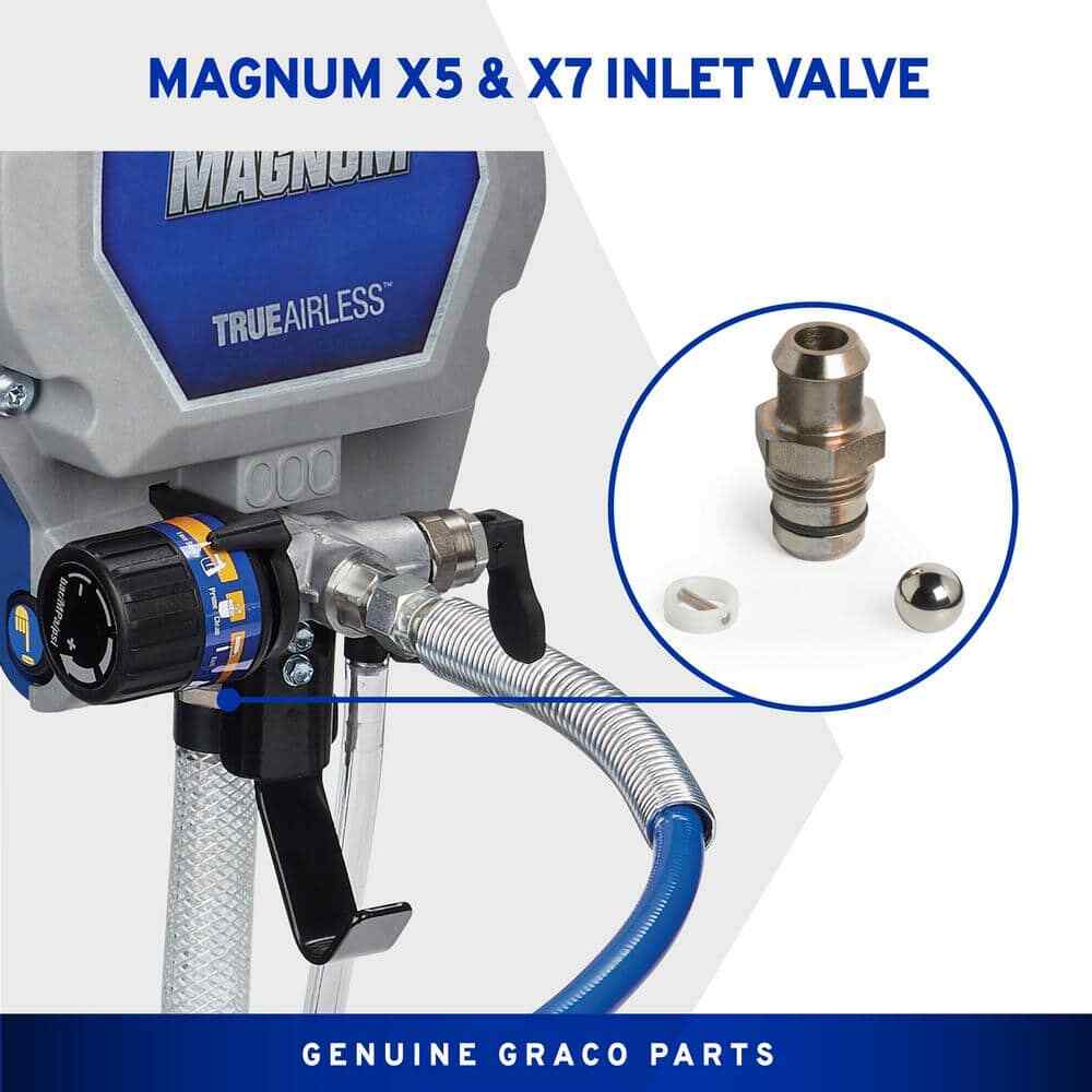 Magnum Inlet Valve Paint Sprayer Repair Kit 3pieces For X5 X7 Sprayers