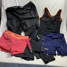Women’s Size XL Lot of 5 Padded CYCLING SHORTS  Pants Bottoms Mix Brands