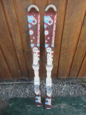 Alpine Downhill Snow Ski ROSSIGNOL 43" Skis FUN GIRL 110 cm with Bindings