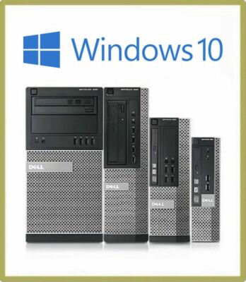 Dell Optiplex jedes Modell Intel Pentium Dual Core Desktop 2GB RAM 160GB HDD Win-10