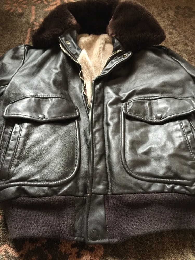 r sherman leather jacket