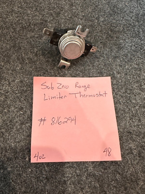 Sub Zero Range Limiter Thermostat, 816294