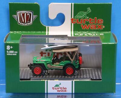 M2 Machines Turtle Wax Release R53 Olds Jeep 1/64 3 Vehicle Set double cab
