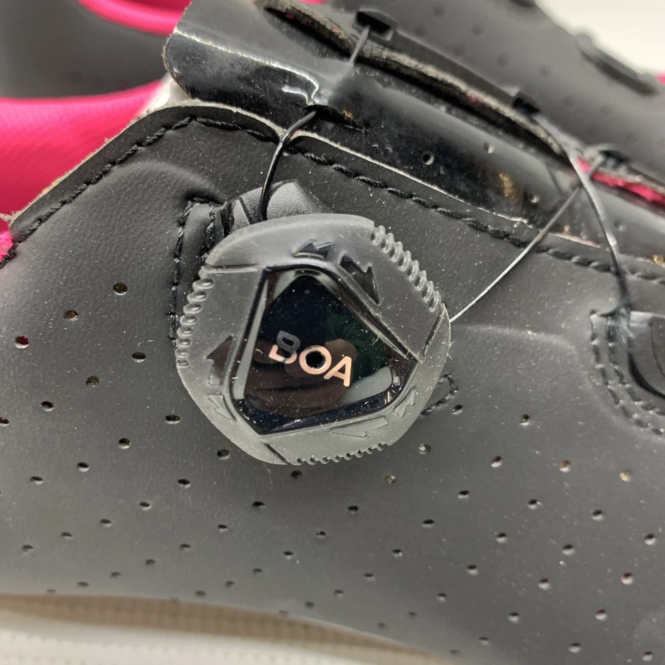 Zapatos de carretera Fizik Tempo R5 Overcurve negro/rosa fluo TPR5OCMI2-1092 talla 10 1/4 Foto 3 de 4