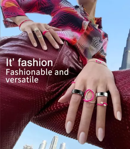 Smart Ring Schlaftracking tragbar Herzfrequenz Gesundheit Fitness Tracker wasserdicht - Bild 20 von 24