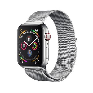 NEW Apple Watch Series 4 44mm Stainless Steel Case Milanese Loop GPS +  Cellular 190198858696 | eBay