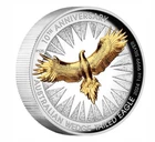 2024 Australia Wedge Tailed Eagle 10th Ann 1 oz Silver Proof Gilded HR BOX COA