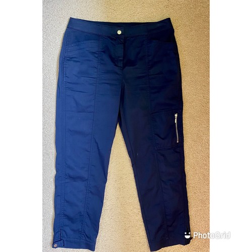 Zenergy By Chico's Cropped Cargo Pants 