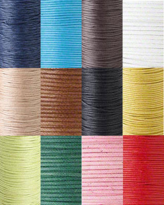  BOGO 2mm Waxed Cotton Cord Jewelry Friendship Bracelet Macrame Choose 2x50ft