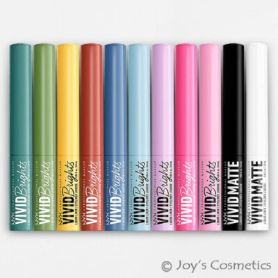 3 NYX Vivid Brights Eyeliner Liquide Mat - VBLL "Choisissez Vos 3 Couleurs" - Photo 1/4