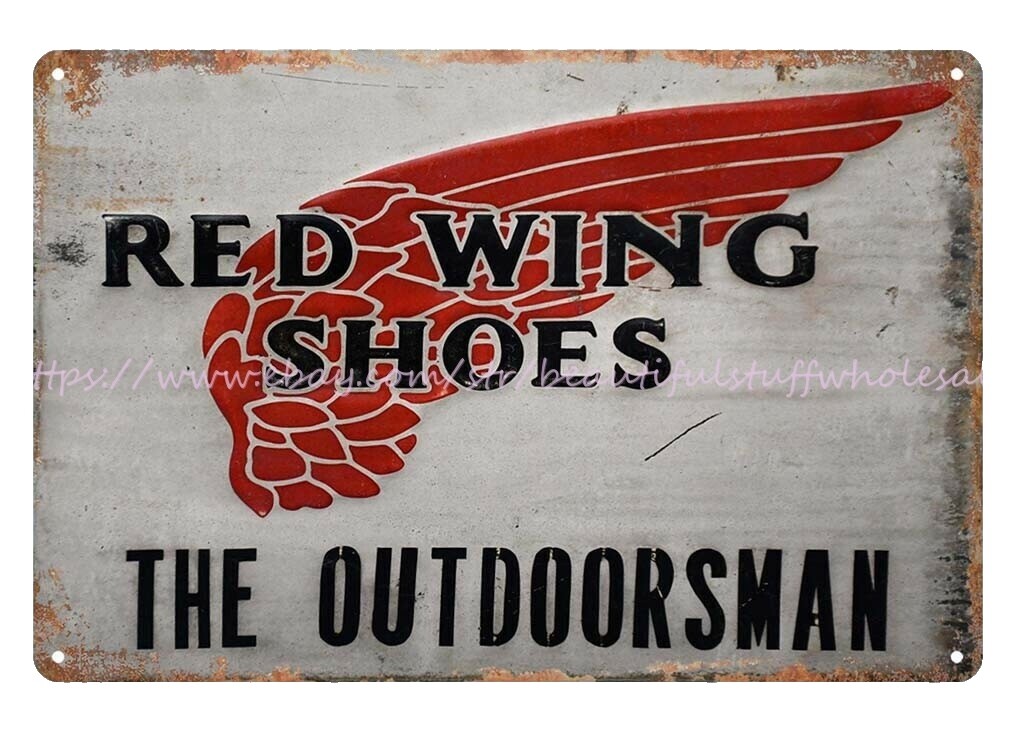 RED WING 看板 ポスターUSED市場 How This Family Business Went Viral Using Old-School Advertising