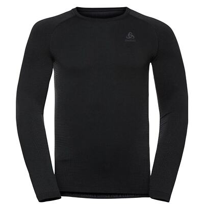 Odlo Women BL TOP Crew neck l/s PERFORMANCE WARM EC in Black - XL