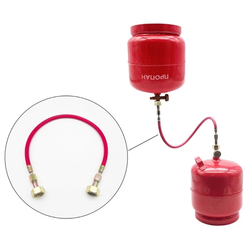 Gas Burners Adapter Rubber LPG Cylinder Interfill Connecting Pipe High Strength - Image 4 of 4