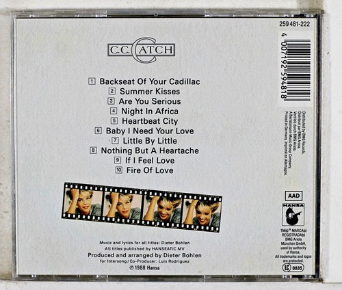 C.C. Catch - Big Fun (CD 0) - Picture 3 of 3