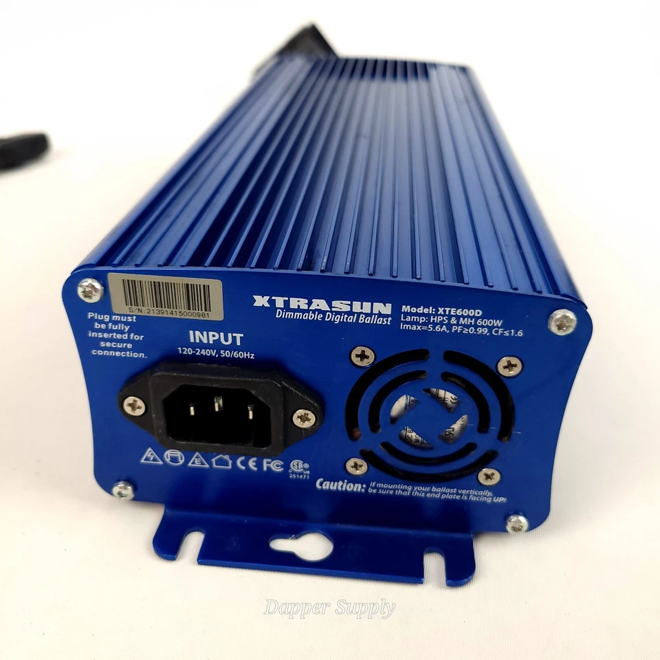 XTRASUN Dimmable Digital Ballast 600W 120/240V XTE600D - Image 3 of 4