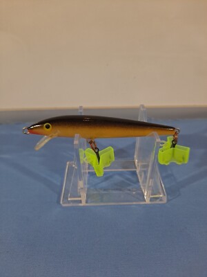Rapala Floating Black/Gold/White 3 1/2''