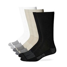 Top Flite Men's Ultra-Dri Half Cushion Athletic Sport Crew Socks 2 Pair Pack
