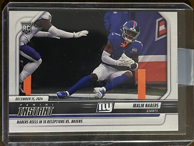 2024-25 Panini Instant NFL #209 Malik Nabers New York Giants RC