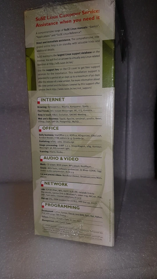 SuSe LINUX 8.0 PROFESSIONAL SOFTWARE - New:KDE 3.0 Unprecedented Desktop Power - Image 3 of 4