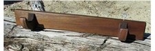 Native American Flute - Wall Rack - made from Walnut