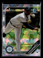 2019 Bowman Draft Sapphire Edition #BDC-11 Isaiah Campbell card