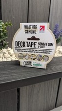 WALTHER STRONG DECKING TAPE 50mm x 20m NEW AND SEALED  Decking Tape Joist Tape 