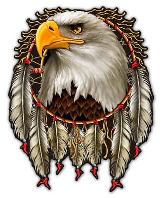 Dream Eagle Laser Cut Metal Sign 37'' by 29''