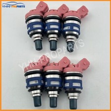 6Pcs Fuel Injectors 16600-21V02 1660085E06 1660085E05 fit Nissan Maxima 3.0L