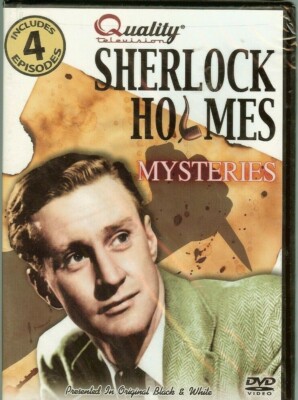 SHERLOCK HOLMES - MYSTERIES - DVD -  4 EPISODES - NEW - SEALED - FREE SHIPPING 