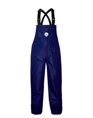 NOLA Navis Marine Fishing Sailing Bib Overall Pant Wind/Waterproof Navy M and XL