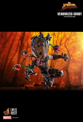 Ready Hot Toys TMS027 MARVEL’S SPIDER-MAN MAXIMUM VENOM 1:1 VENOMIZED GROOT - Picture 5 of 6