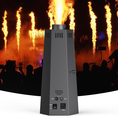 1× 200W Fire Thrower Flame Machine Stage Effect DMX DJ Show Party Fire Projector - Picture 2 of 10