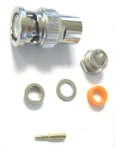ROCKET RADIO BNC Plug Clamp Nut Type for RG58 Coax