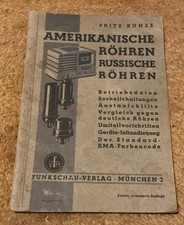 Amerikanische Röhren / Funkschau / Kunze