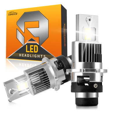 D2S D2R LED Headlight Bulbs Replace HID Xenon Super White 6500K Conversion Kit
