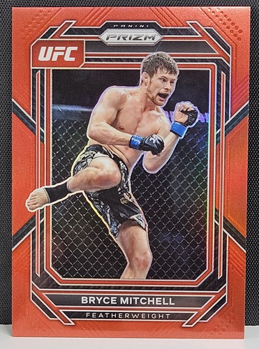 2023 Panini Prizm UFC #153 Bryce Mitchell Red Prizm /199 Featherweight