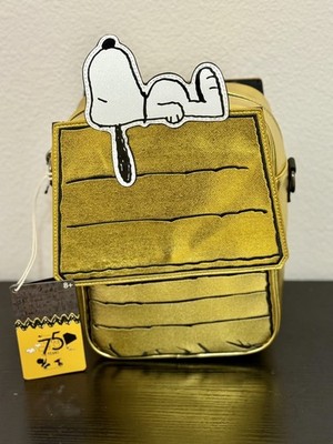 Loungefly SNOOPY Doghouse  75th Anniversary Crossbody Bag
