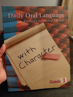 DAILY ORAL LANGUAGE TEACHER'S ANNOTATED EDITION  Grade 1 Soft cover textbook