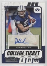 2021 Panini Contenders Draft Picks College Ticket Auto Dax Milne #285 Auto 0q0m