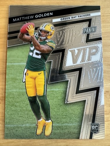 2025 Panini National VIP Prizm Matthew Golden Packers RC Rookie
