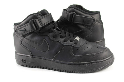 Nike Air Force 1  Mid 07  Gr.40 Damen/Herren Sneaker Leder Schwarz TOP P 939