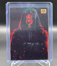 2025 Chrome Star Wars Galaxy #FTD-10 Darth Maul - Fear of the Darkside Insert
