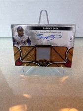 2025 Topps Tier One - Sammy Sosa TX Rangers Patch Autograph /49 #AT1R-SSO