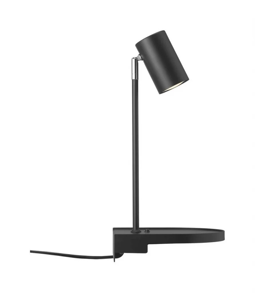 Cody Wall Lamp With Shelf Black Nordlux - Image 2