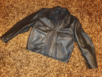 SCHOTT Lederjacke Typ 680 schwarz Rindsleder  US50 XXL EU 56 58