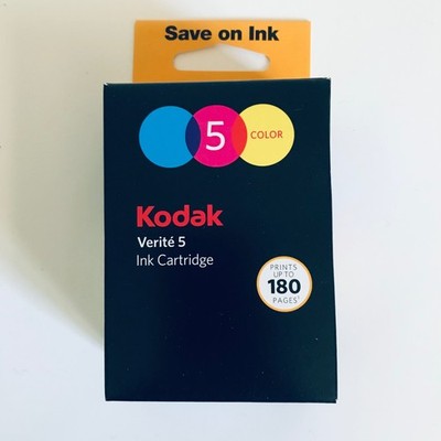 Genuine Kodak Verite 5 Ink Cartridge 5 Color Cyan Yellow Magenta Sealed OEM Box